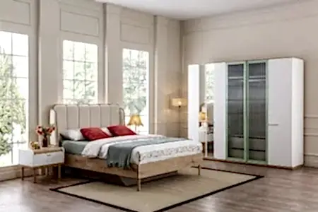 LINZ MODÜLER DOLAP SISTEMLI YATAK ODASI TAKIMI